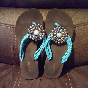 Decorative flip flops